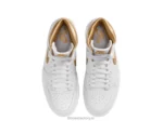 Nike air jordan retro 1 high Metallic Gold - Nike First Copy Shoes