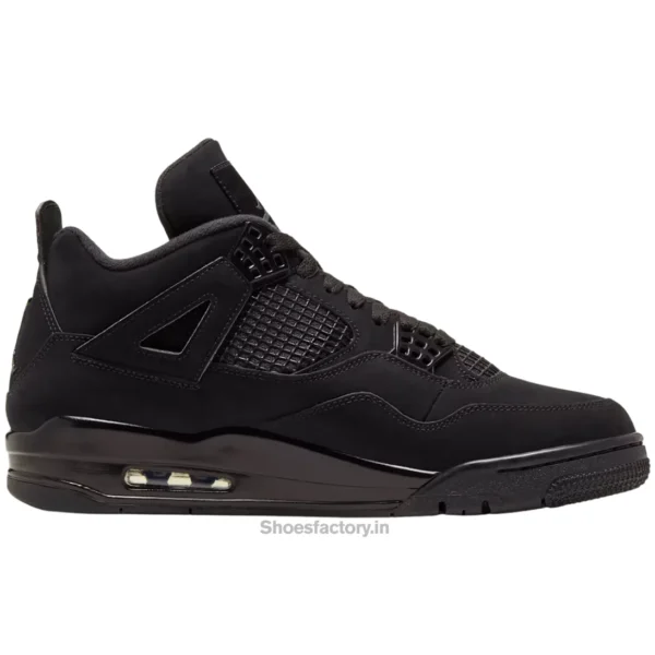 Nike Air Jordan Retro 4 Black Cat - Jordan First Copy Shoes