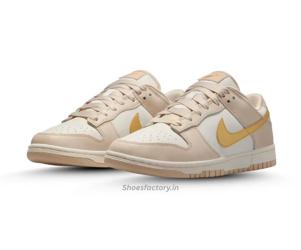 Nike Dunk Low Phantom Metallic Gold - Nike First Copy Shoes