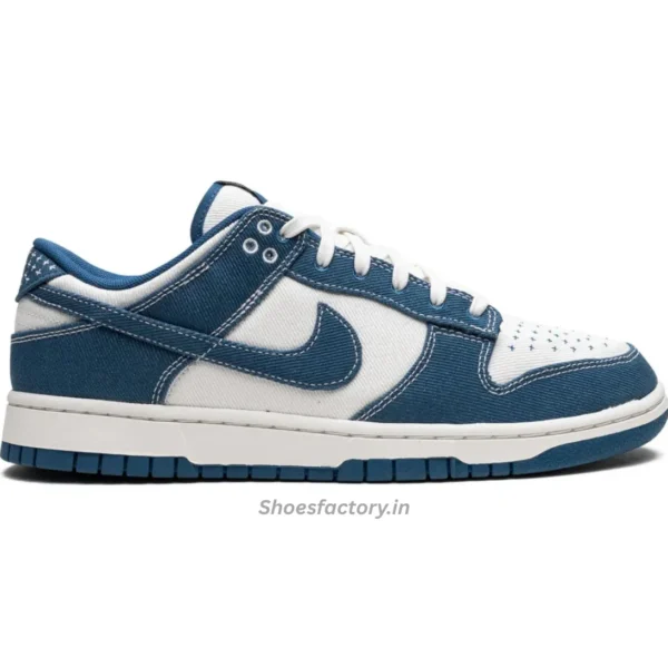 Nike Dunk Low Sashiko Industrial Blue - Nike First Copy Shoes