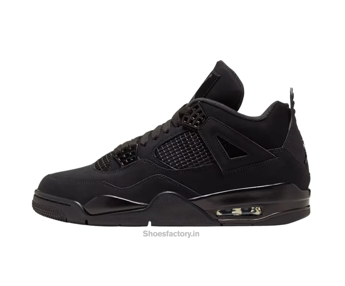 Nike Air Jordan Retro 4 Black Cat - Jordan First Copy Shoes