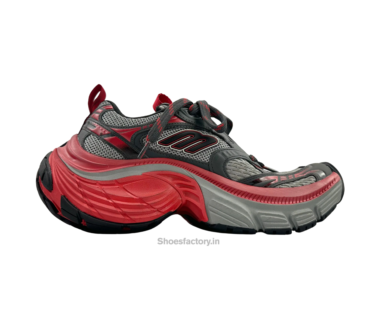 Balenciaga 6XL Sneakers Red-Grey-Black Colorway - UA Quality Shoes Balenciaga 6XL Sneakers Red-Grey-Black Colorway - UA Quality Shoes