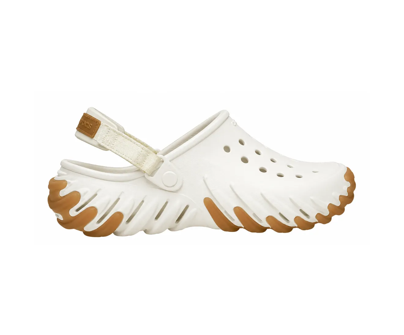 Crocs Echo Gum Ro White Cream Upper - First Copy Crocs Crocs Echo Gum Ro White Cream Upper - First Copy Crocs